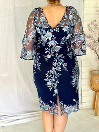 Lavinia Blue Evening Dress