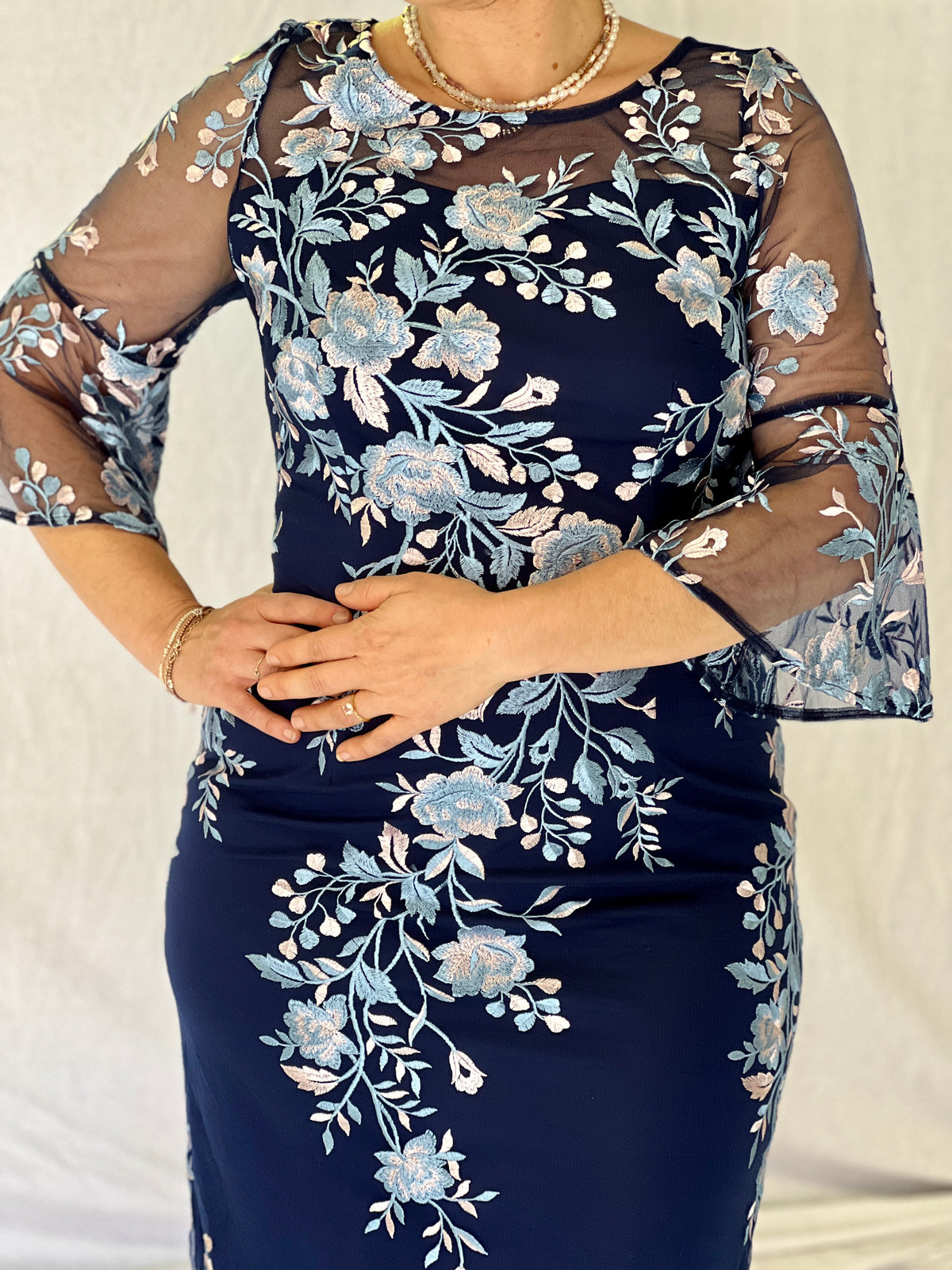 Lavinia Blue Evening Dress