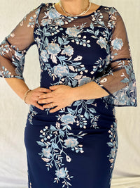 Lavinia Blue Evening Dress