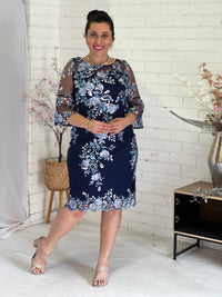 Lavinia Blue Evening Dress