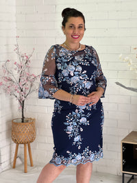 Lavinia Blue Evening Dress