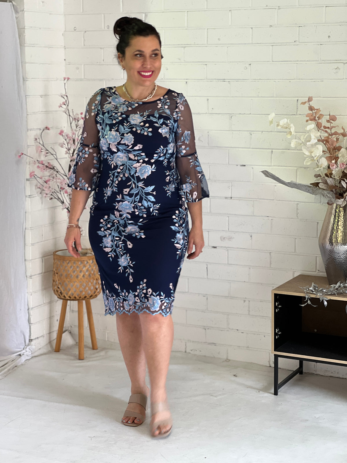 Lavinia Blue Evening Dress