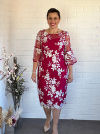 Lavinia Fuchsia Evening Dress