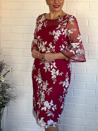 Lavinia Fuchsia Evening Dress