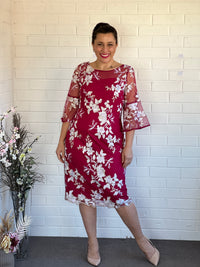 Lavinia Fuchsia Evening Dress