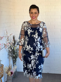 Lavinia Navy Evening Dress