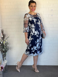 Lavinia Navy Evening Dress