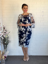 Lavinia Navy Evening Dress