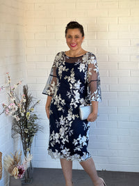 Lavinia Navy Evening Dress