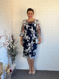 Lavinia Navy Evening Dress