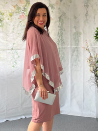 Lyla Dusty Pink Evening Dress