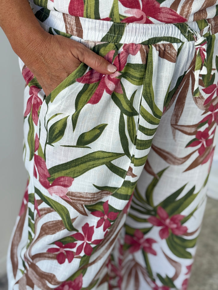Niylah Garden Linen Pants