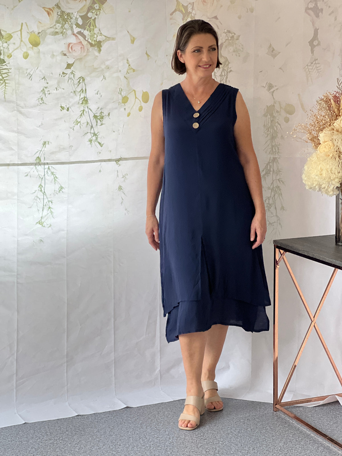 Orlando Navy Layering Dress