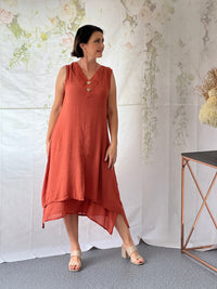 Orlando Rust Layering Dress