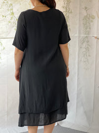 Oxley Black Layering Dress