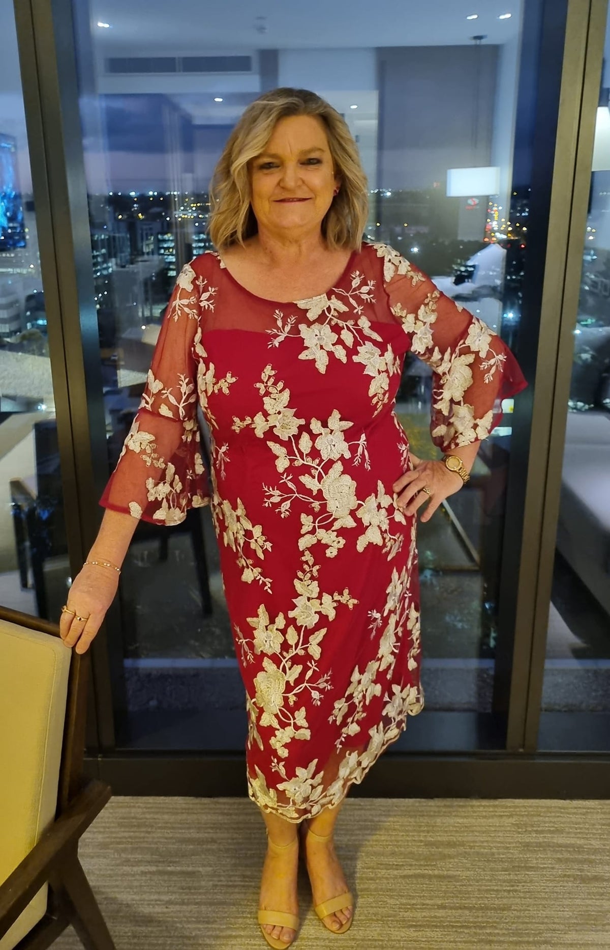 Lavinia Fuchsia Evening Dress