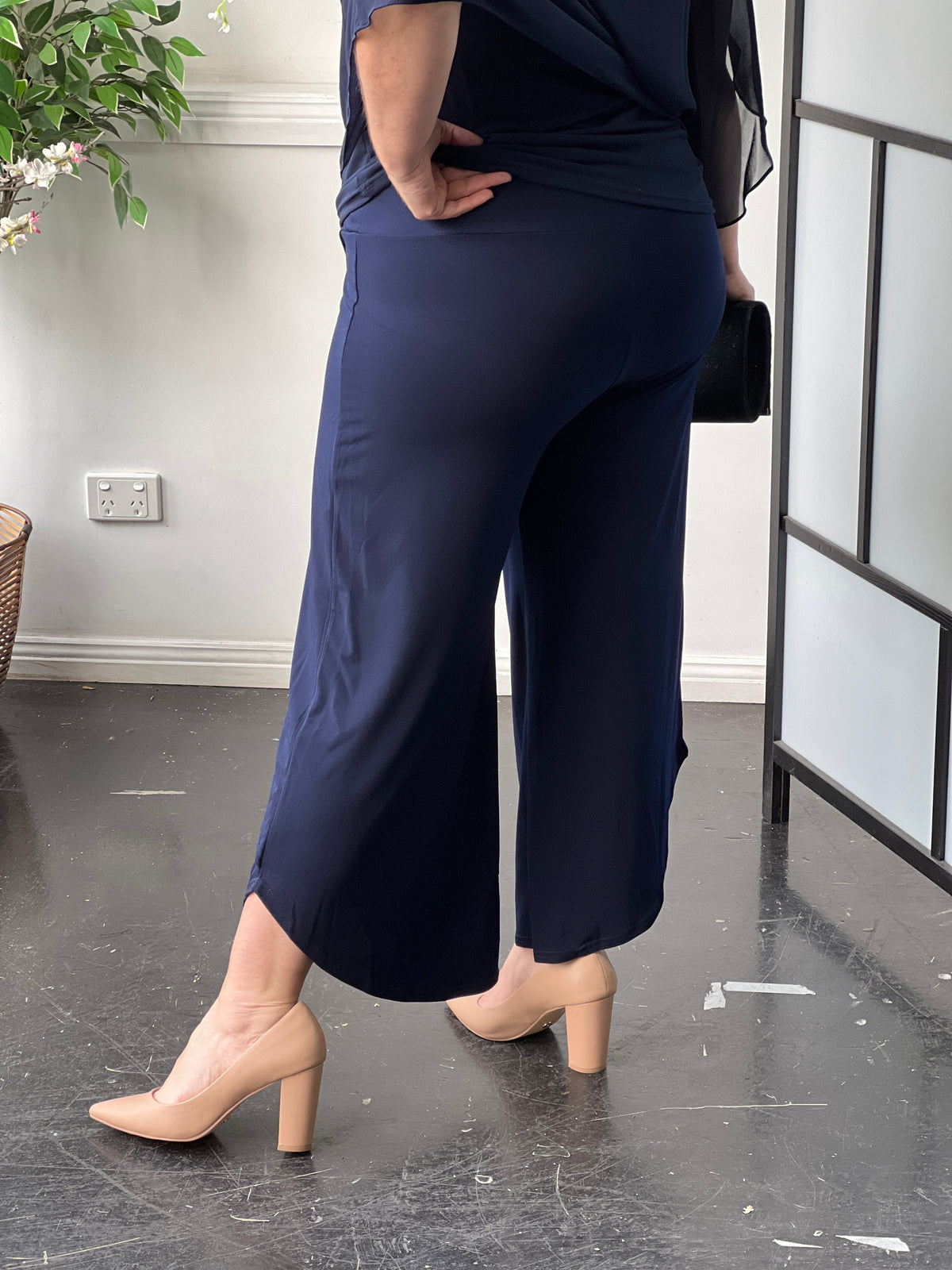 Pyrmont Navy Layered Pants