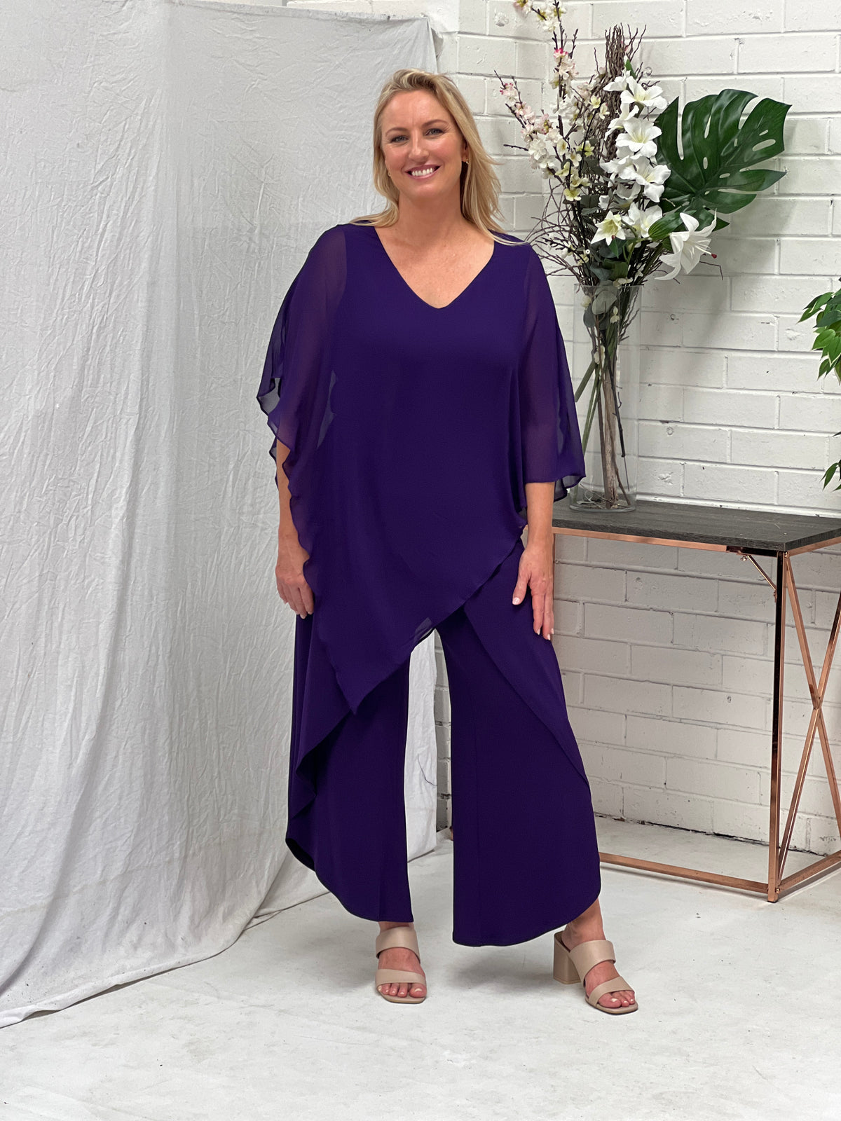 Pyrmont Purple Layered Pants