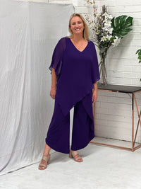 Pyrmont Purple Layered Pants