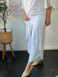Pyrmont White Layered Pants