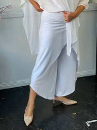 Pyrmont White Layered Pants