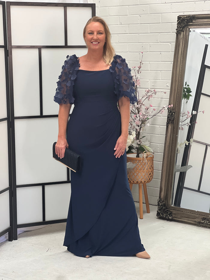 Siena Navy Evening Gown