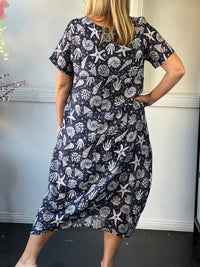 Sorrel Navy Ocean Layering Dress