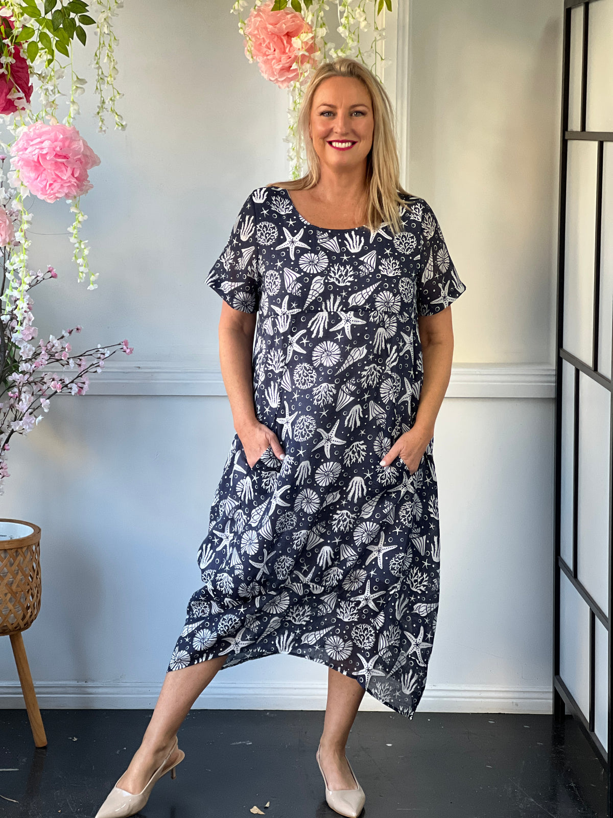 Sorrel Navy Ocean Layering Dress