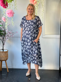 Sorrel Navy Ocean Layering Dress