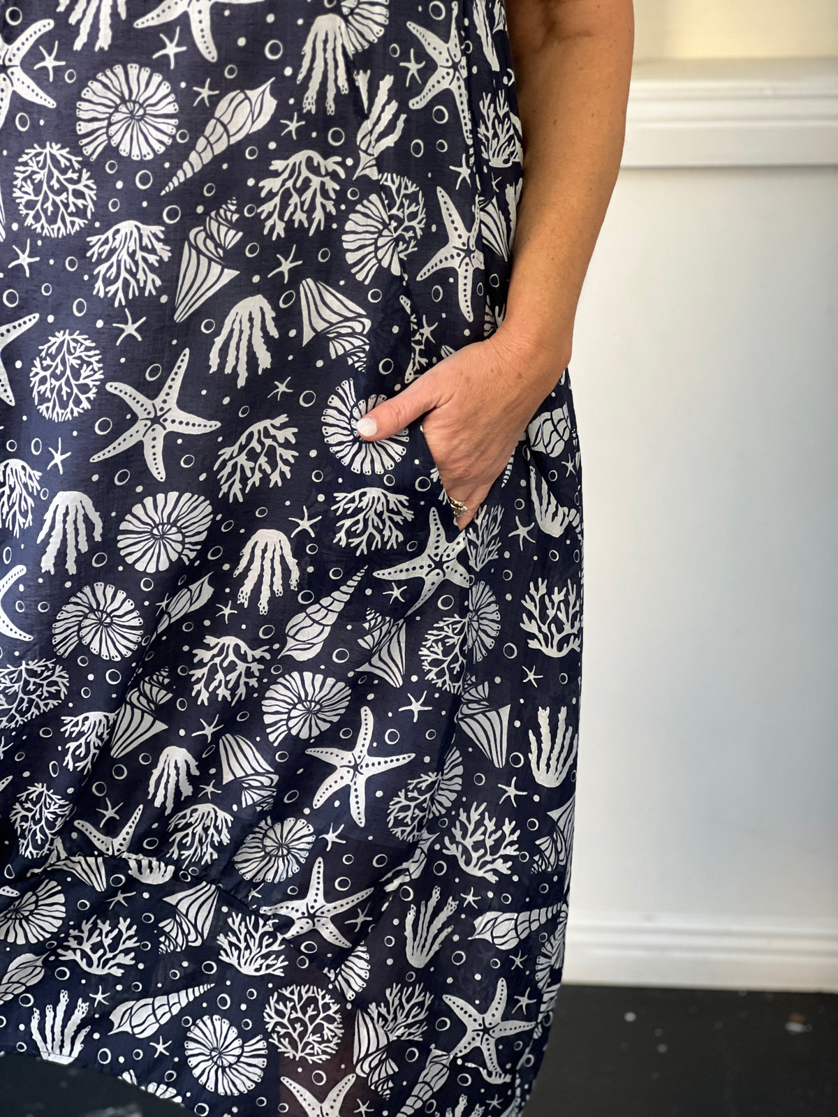 Sorrel Navy Ocean Layering Dress