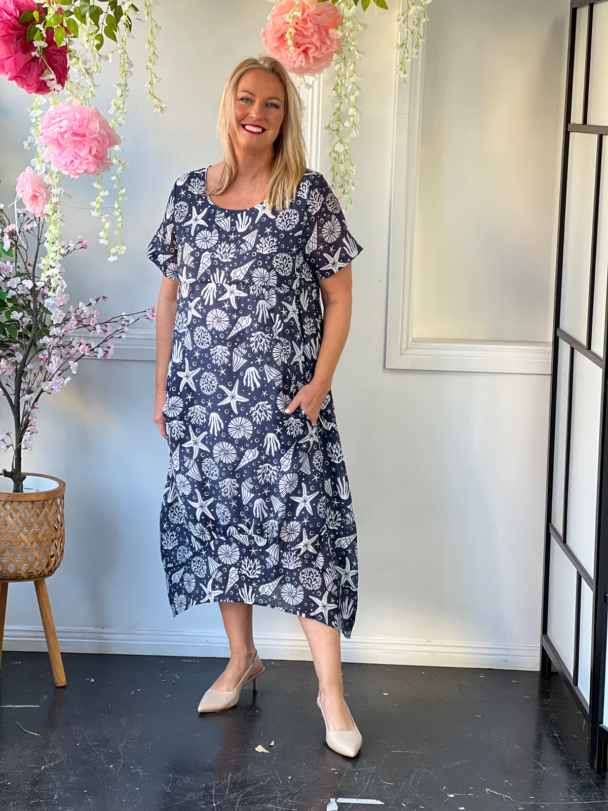 Sorrel Navy Ocean Layering Dress