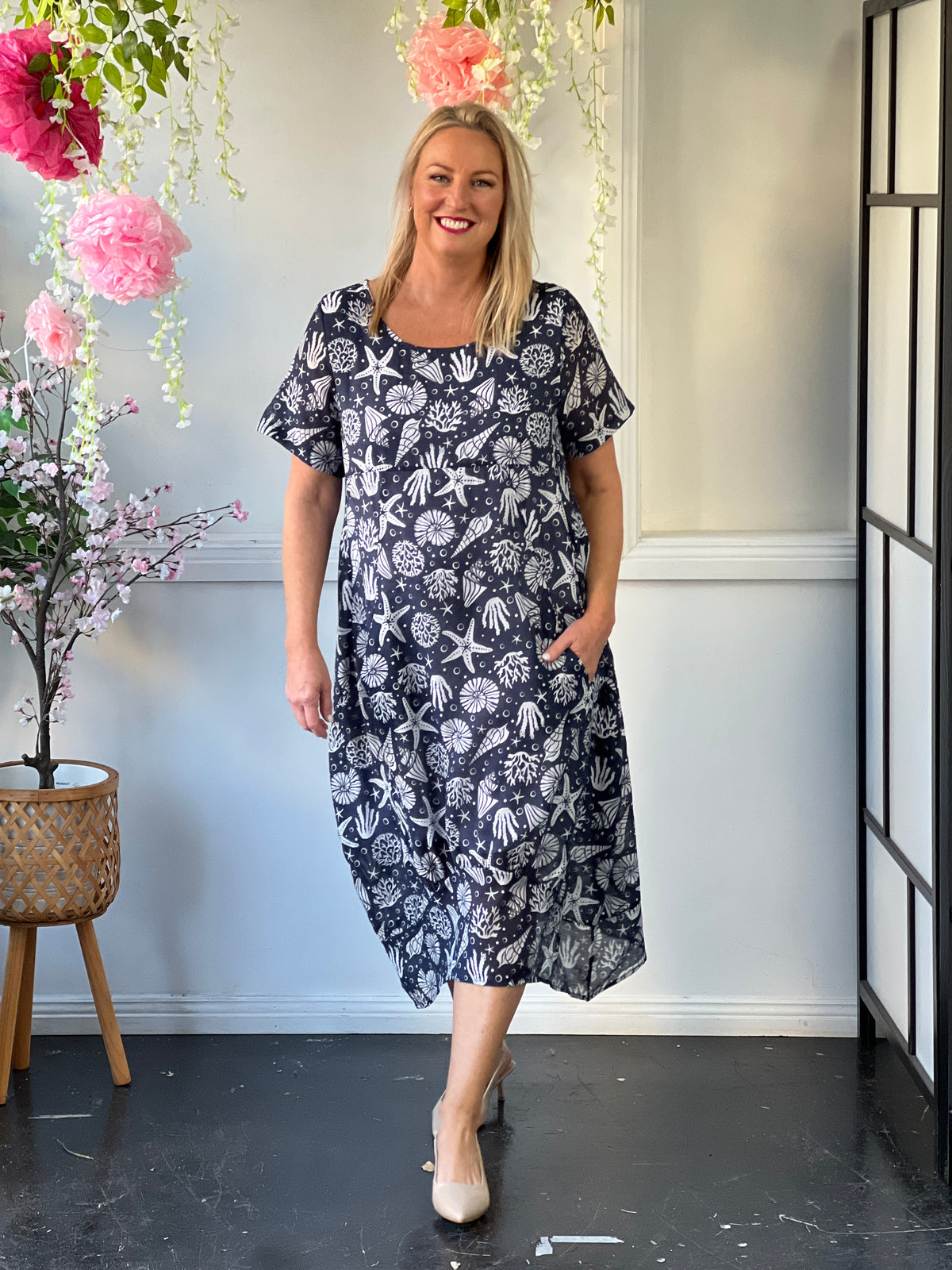 Sorrel Navy Ocean Layering Dress