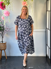 Sorrel Navy Ocean Layering Dress