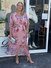 Umara Blush Silk Dress