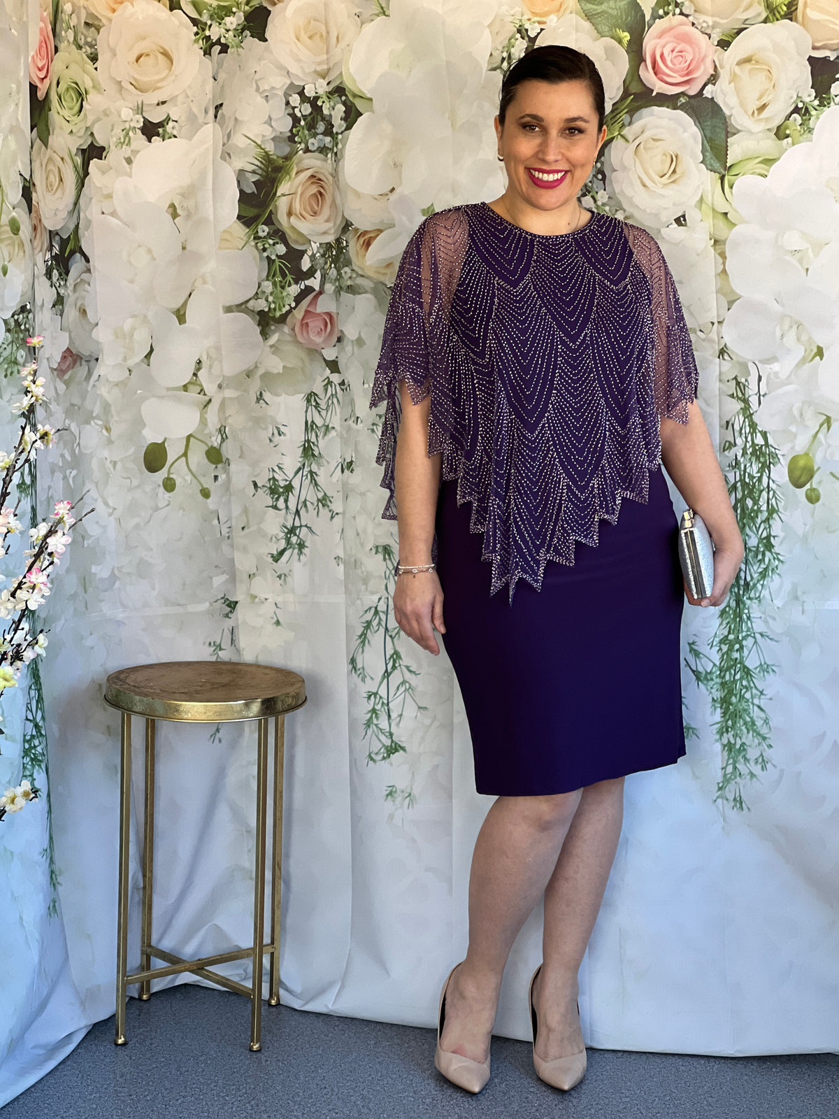 Upton Purple Evening Dress