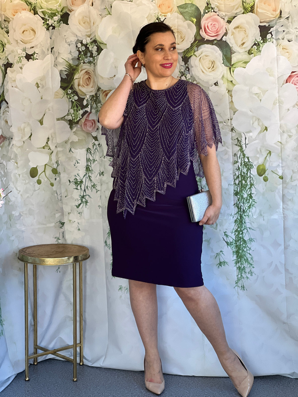 Upton Purple Evening Dress