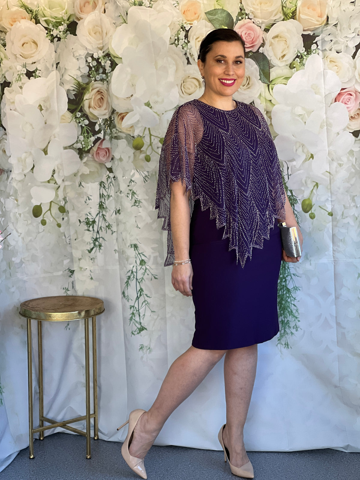 Upton Purple Evening Dress