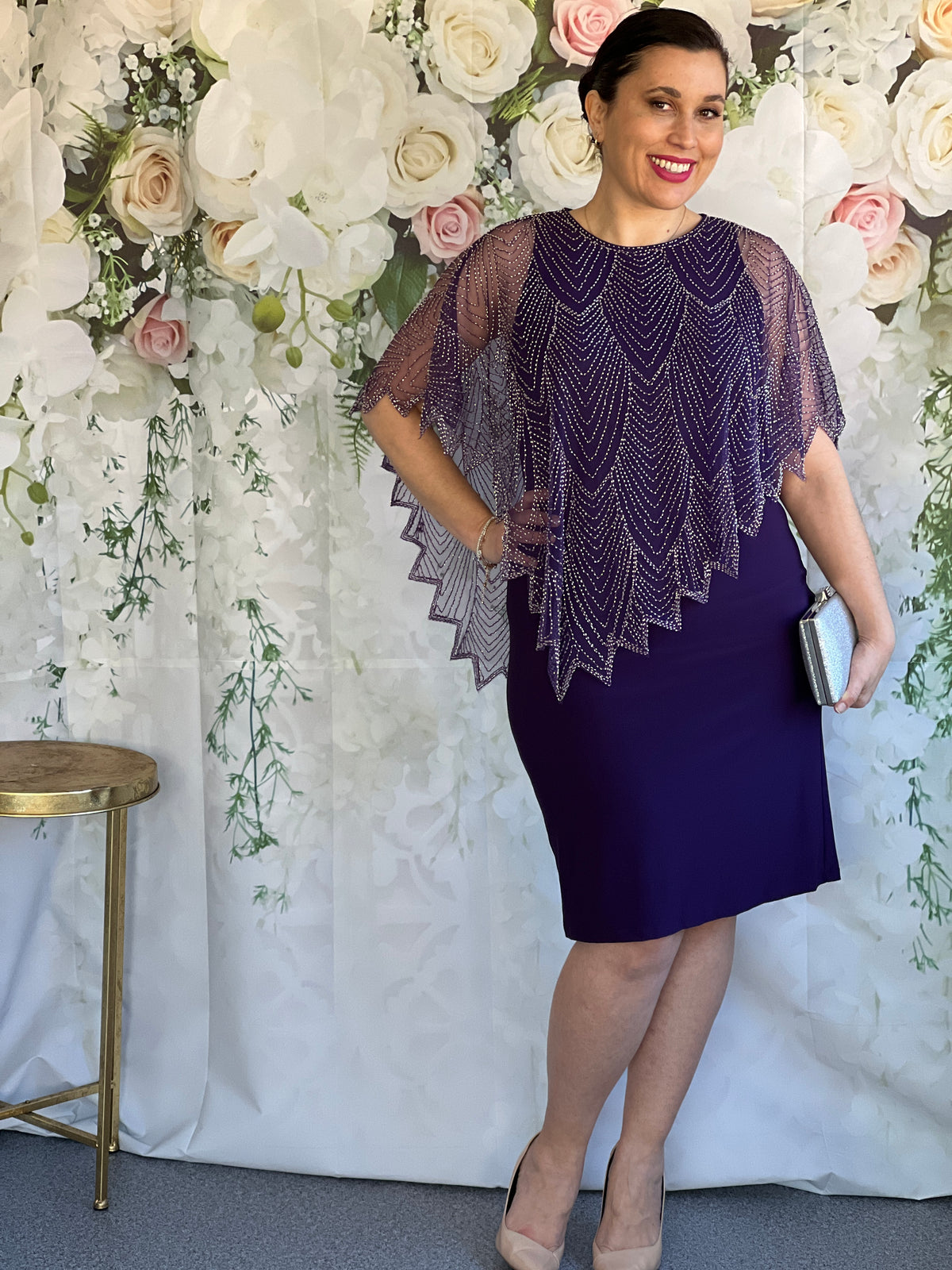 Upton Purple Evening Dress