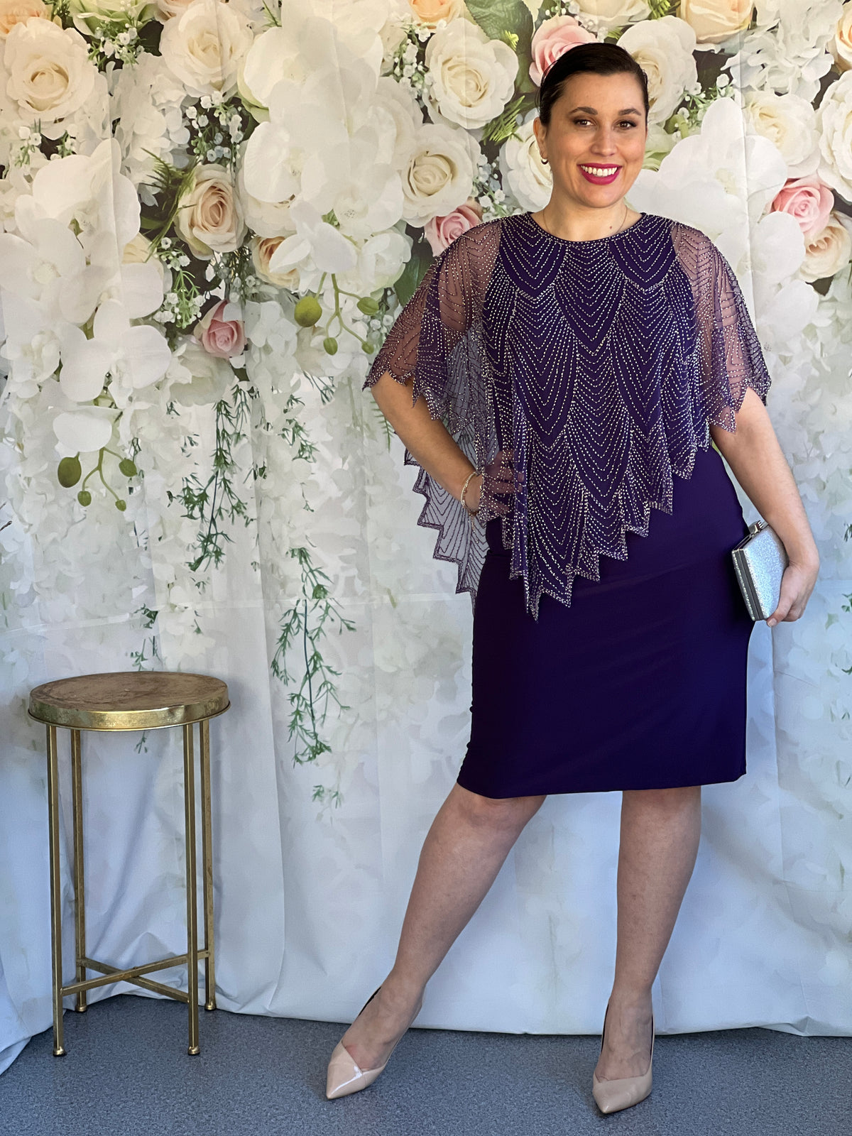 Upton Purple Evening Dress