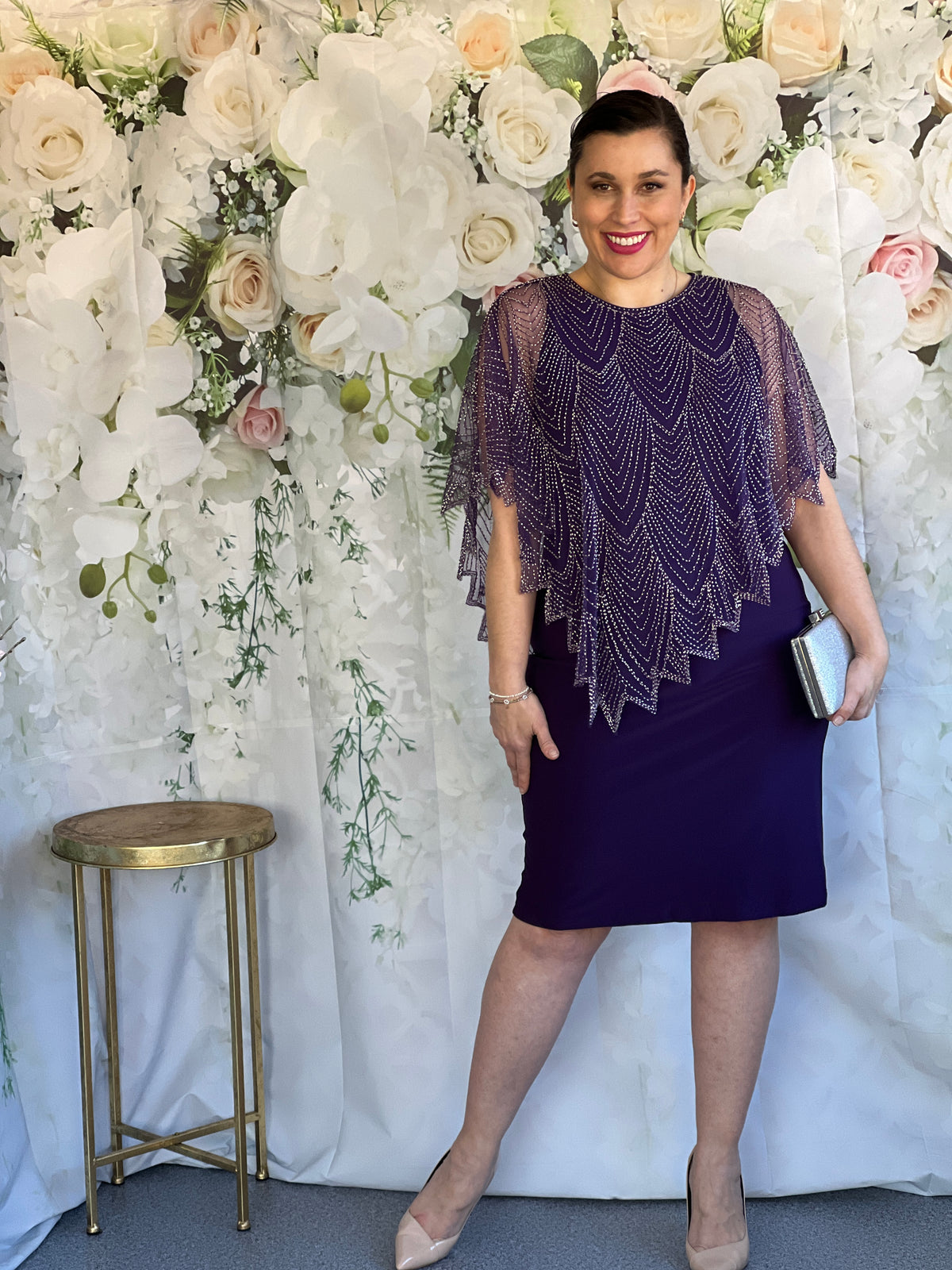 Upton Purple Evening Dress