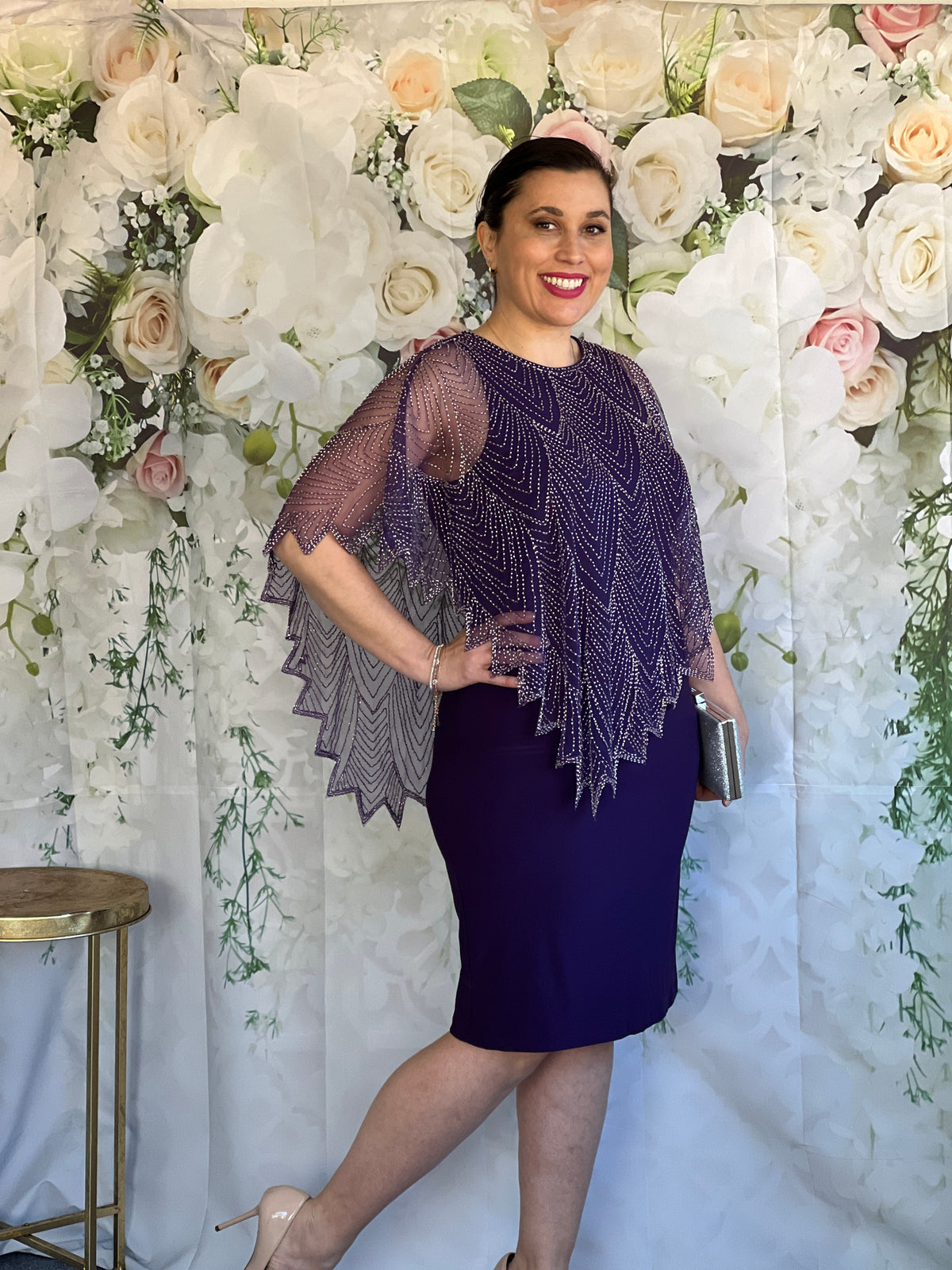 Upton Purple Evening Dress