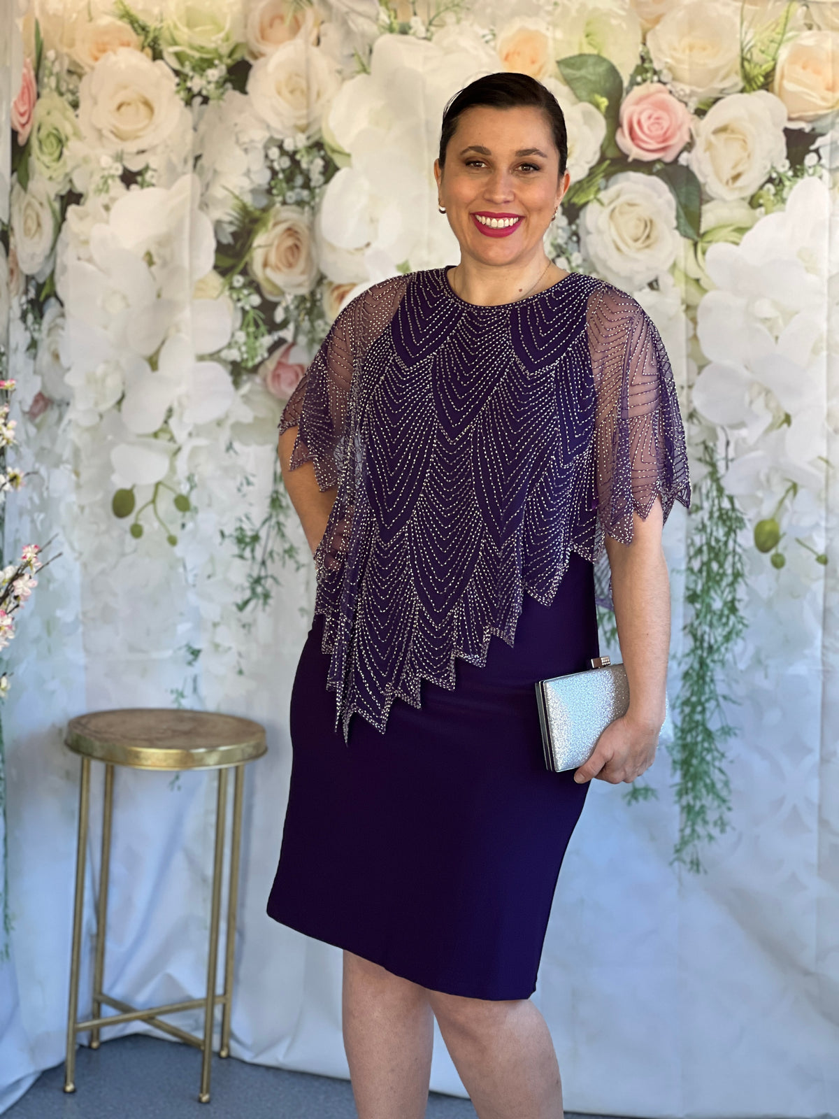 Upton Purple Evening Dress