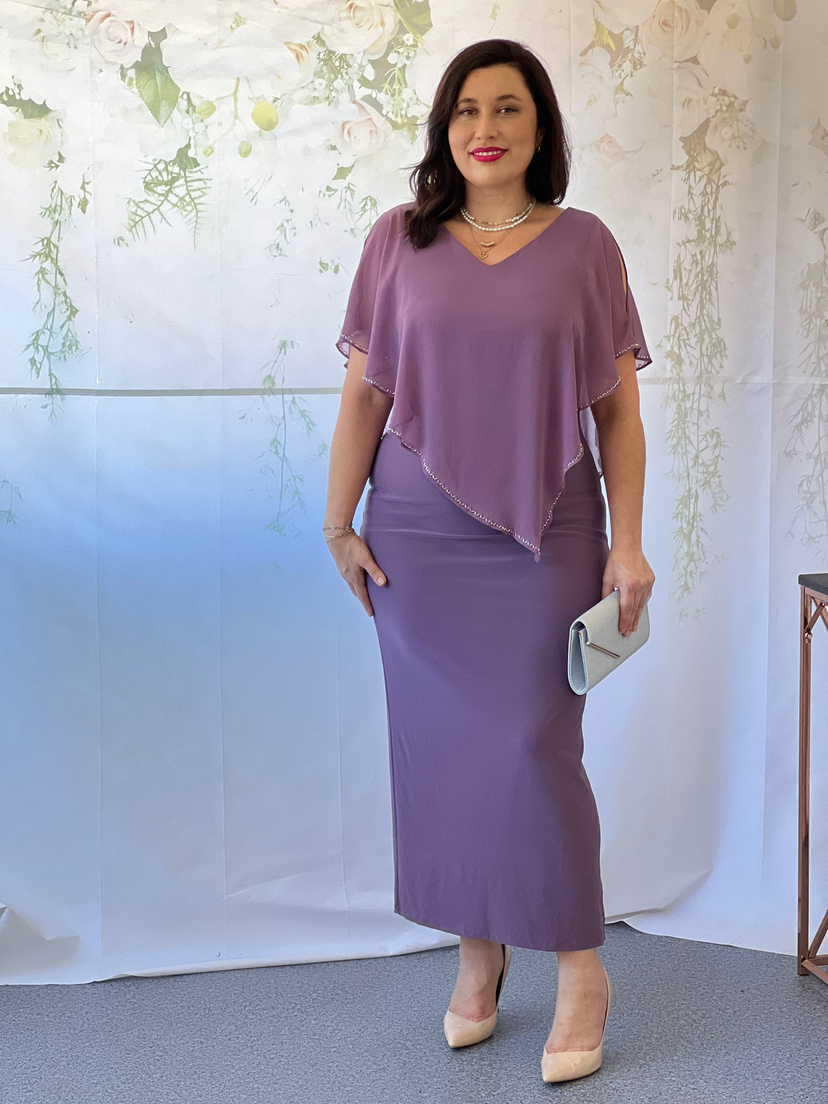 Utica Lavender Evening Dress