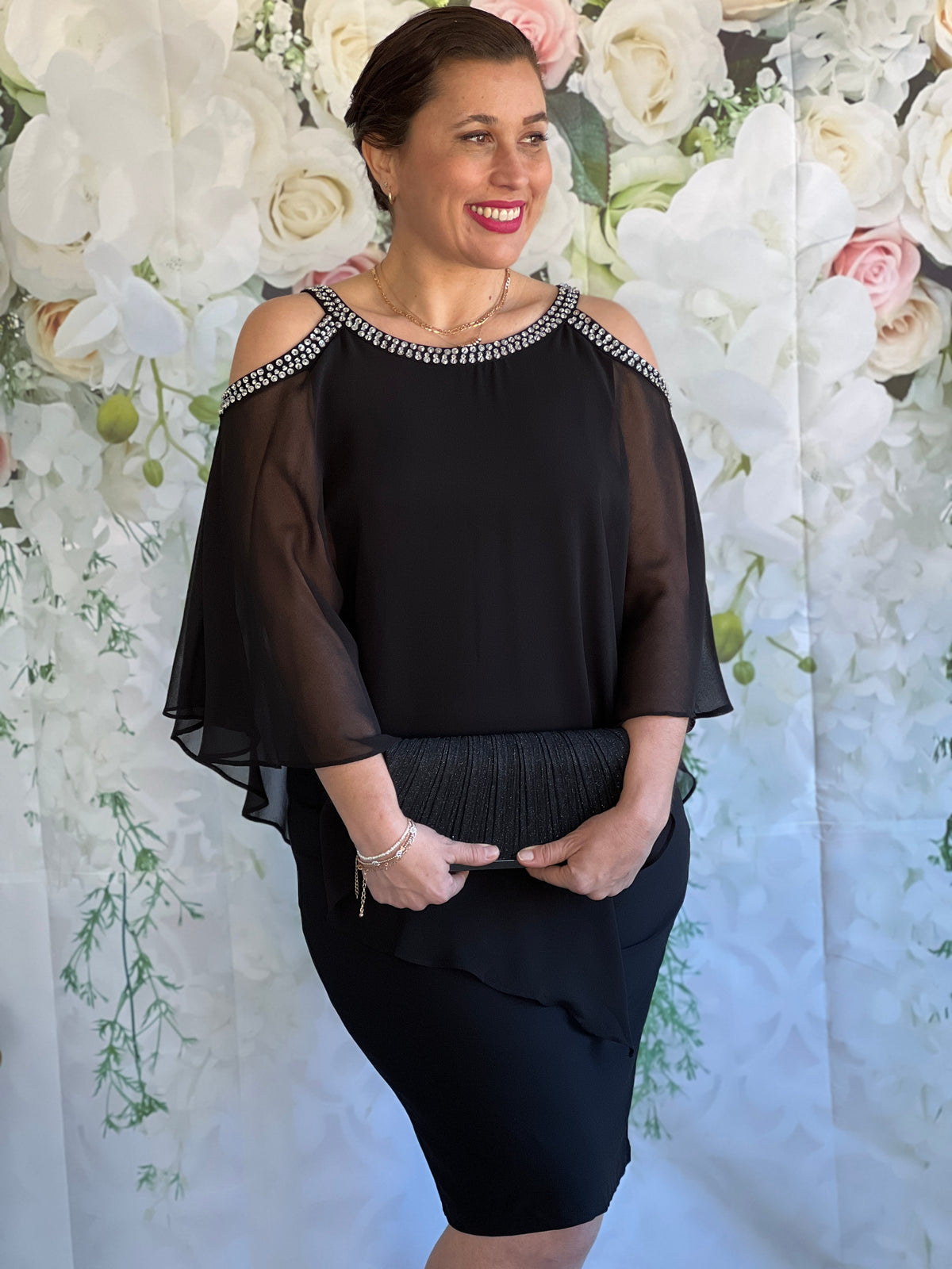 Yael Black Evening Dress