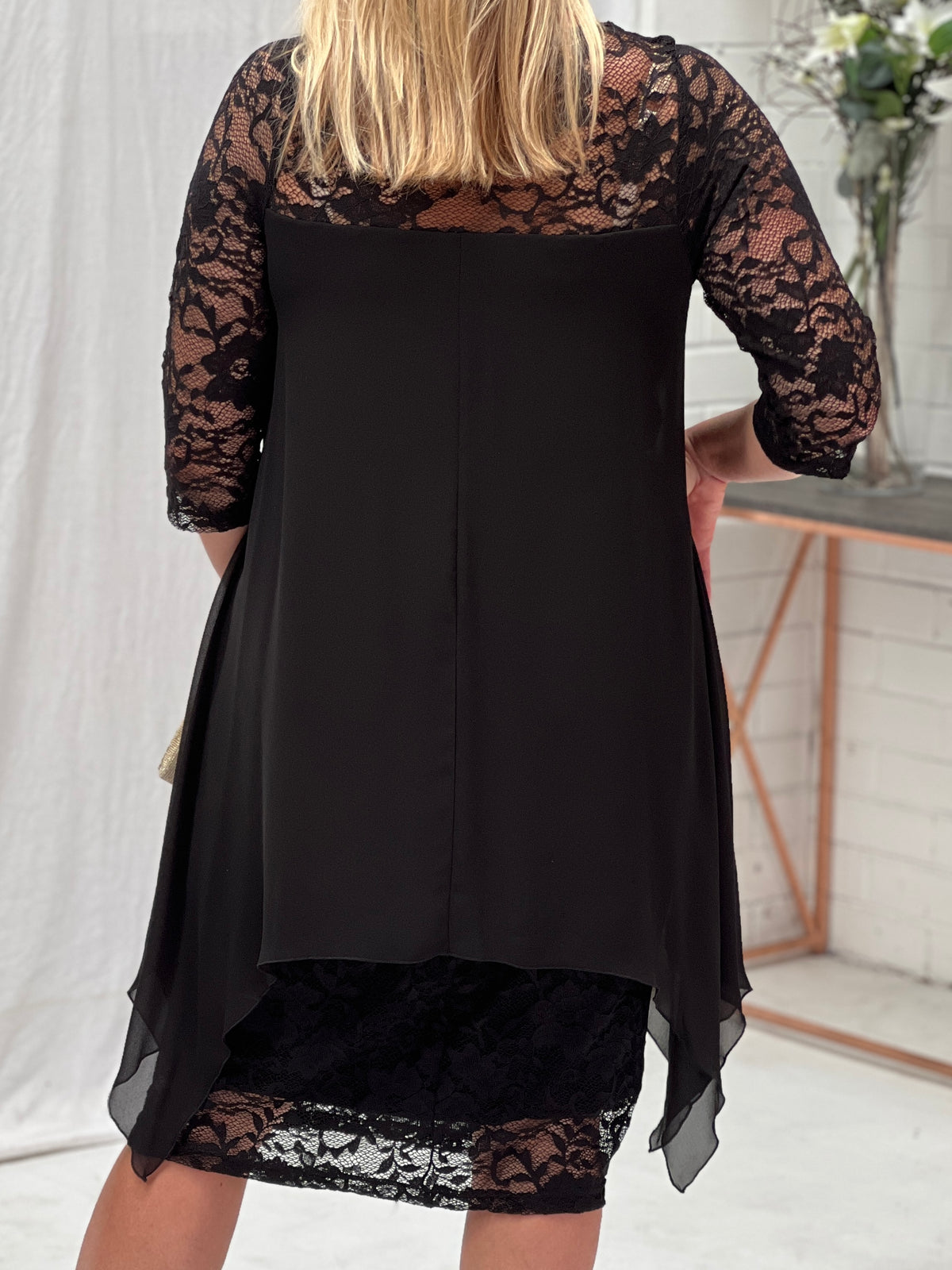 Zelda Black Lace Dress