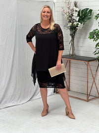 Zelda Black Lace Dress