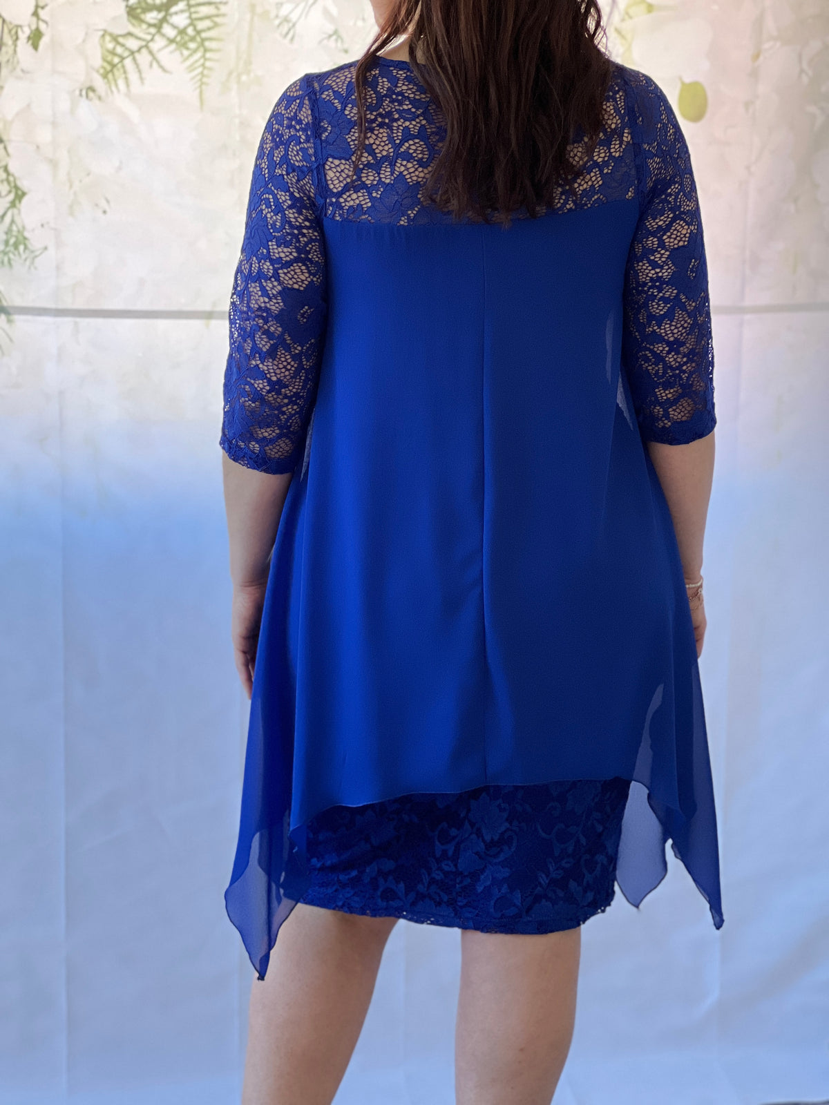 Zelda Royal Blue Lace Dress