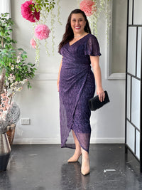 Gemma Purple Shimmer Gown