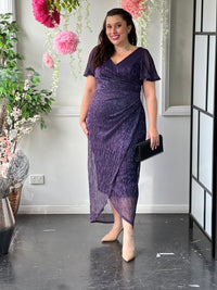 Gemma Purple Shimmer Gown