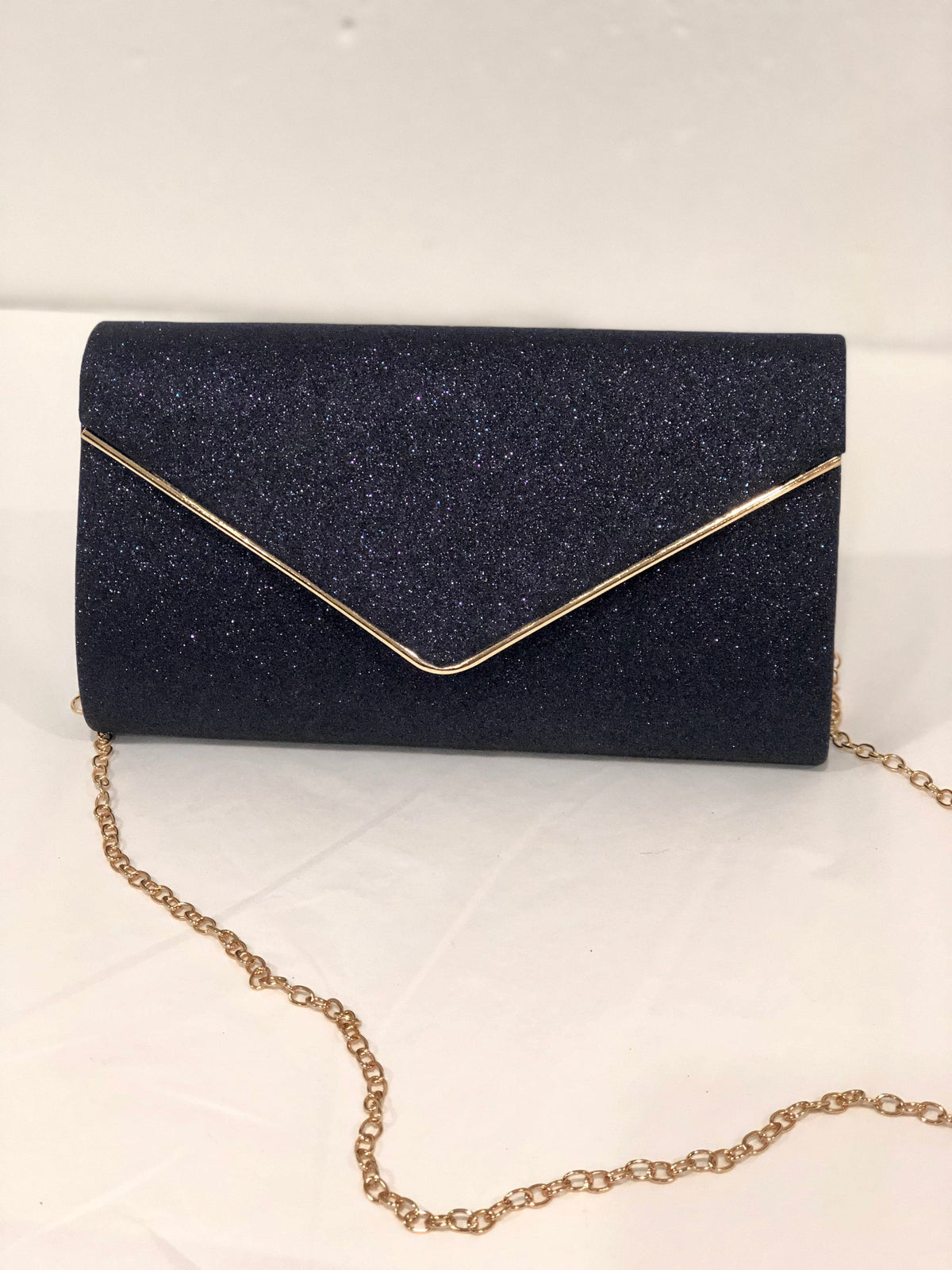 Claren Glitter Clutch